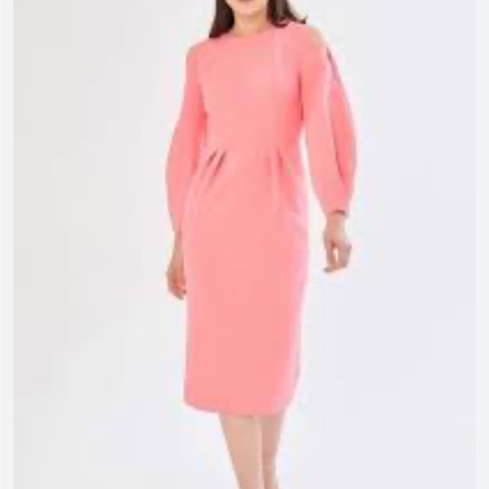 Exquise Elegant Pink Women's Dress